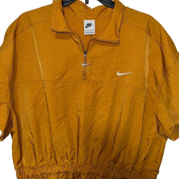 Nike Women's Sportswear Swoosh Woven Dress - NWT - Desert Ochre - Picture 5 of 12